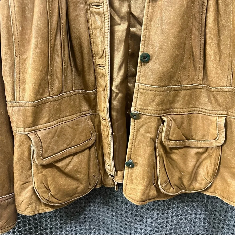 Bagatelle Genuine Leather Jacket Size 16 - Picture 3 of 8